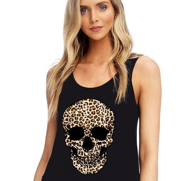 New Skull Print Tank Top - Picture 2 of 2